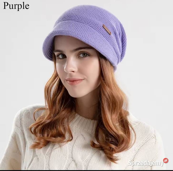 Czapka zimowa z daszkiem Dla kobiet warmińsko-mazurskie Ruciane-Nida