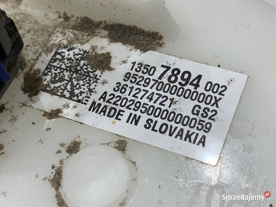 POMPA PALIWA OPEL ASTRA K 13507894 12 110 BAKU Pompy paliwa podkarpackie