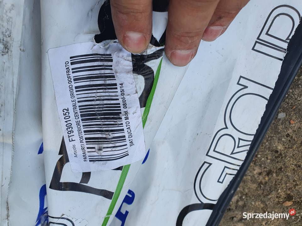 Listwa zderzak tył środek Ducato Boxer Nowa oem Słupia