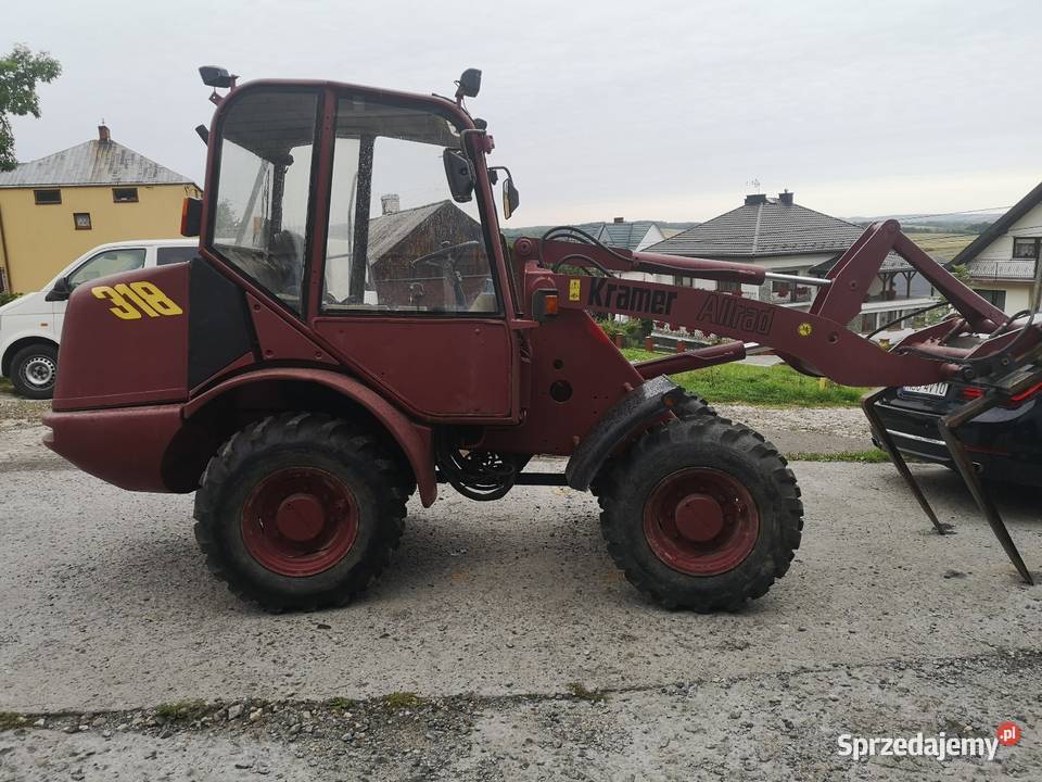 Kramer allrad 318 ładowarka lyzkokrokodyl widły Trzyciąż