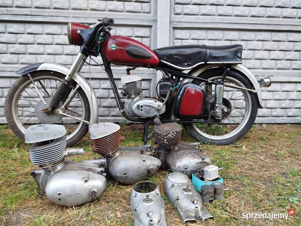 MZ 1253 z dokumentami dkw RT 125 MZ ES łódzkie Radomsko