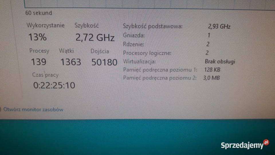 Komputer Dell optiplex 760 4GB Ram 250GB HDD Liczba rdzeni procesora 2 podkarpackie Rymanów