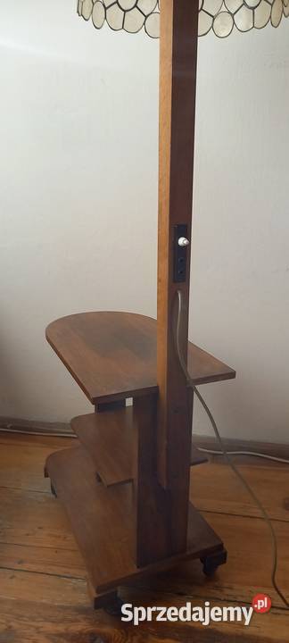 Lampa podłogowa w stylu Art Deco na kółkach łódzkie Skierniewice