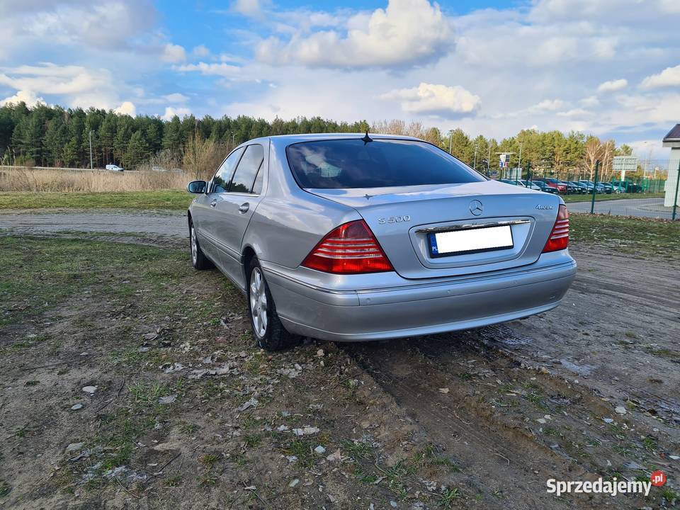Mercedes S500 V8 4matic LONG LPG Salon Polska światła przeciwmgielne warmińsko-mazurskie Olsztyn
