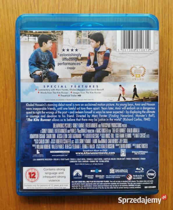 The Kite Runner Chłopiec z Latawcem Bluray En