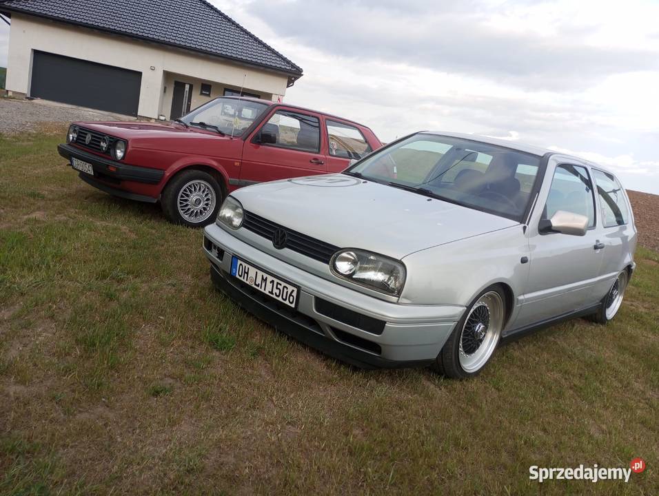 Volkswagen Golf Mk 3 18 benzyna klimatyzacja srebrny kujawsko-pomorskie Świecie nad Osą