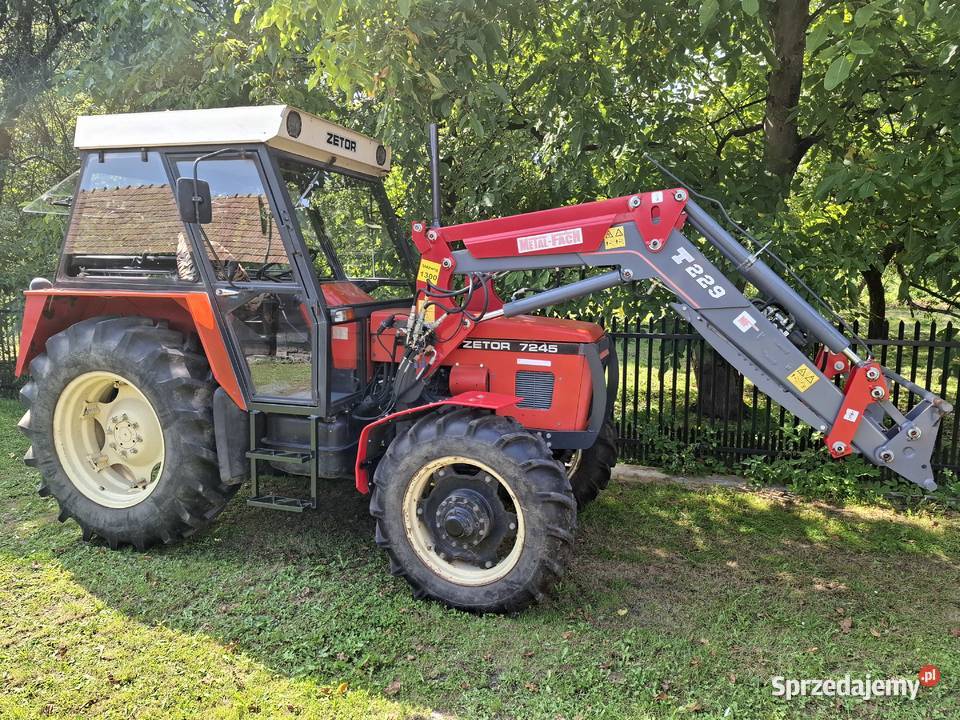 Zetor 7245 z ładowaczem tur MetalFach T2291