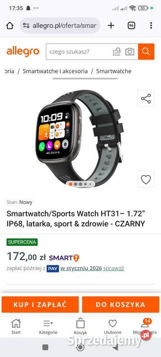 Smartwatch nowy śląskie Lelów