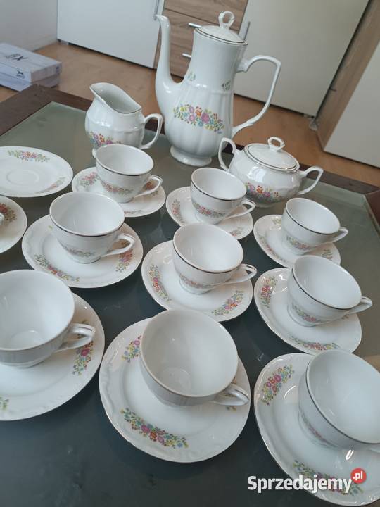 Serwis kawowy Stara porcelana śląskie Tychy sprzedam