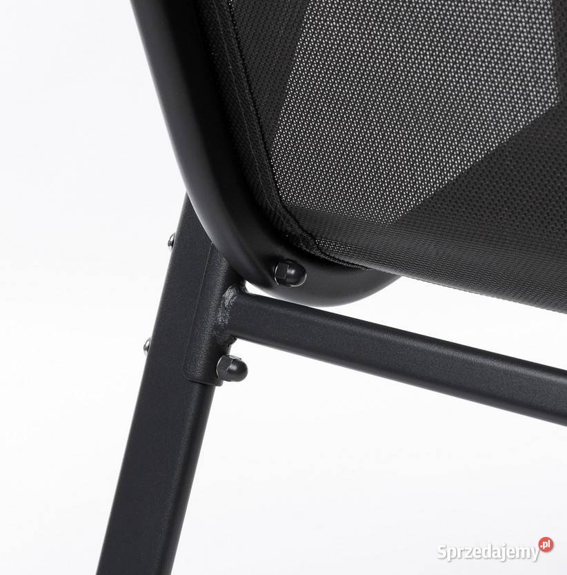 Zestaw 2 krzeseł nowoczesne metalowe krzesło