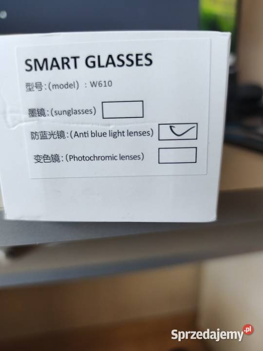 Inteligentne Okulary Smart Glasses Części i akcesoria Świlcza