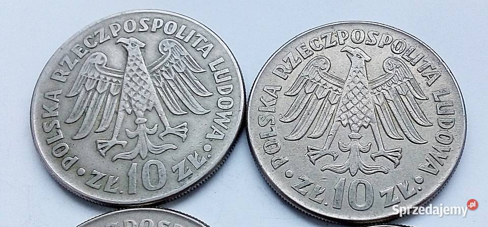 POLSKA10 1964 rbzCuNi KWIELKI WYPUKŁY WKLĘSŁY Legionowo