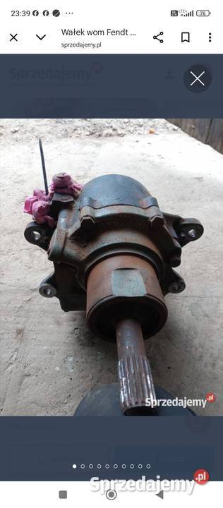 Przedni wałek wom do Fendt Grabowo