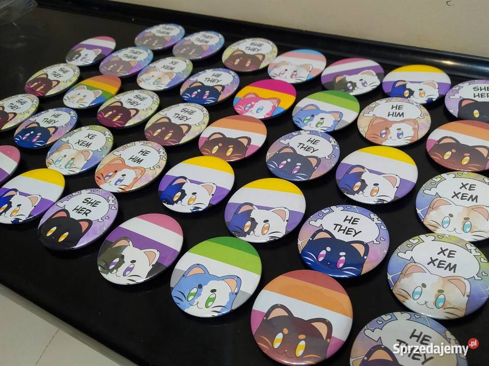 Przypinki anime komplet 39 małopolskie Kraków