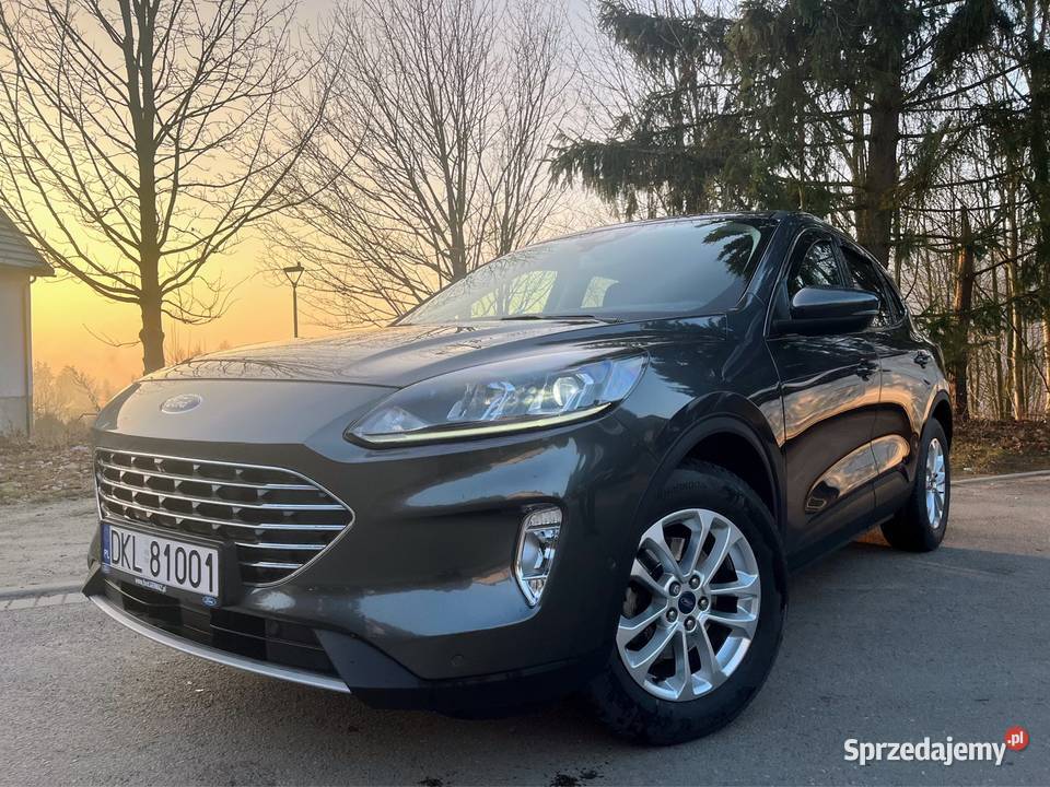 Ford Kuga MK3 Titanium polski salon bezwypadkowa welurowa tapicerka Kudowa-Zdrój