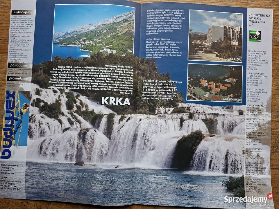 Chorwacja informatory turystyczny Rab Zadar Mapy i przewodniki Kraków sprzedam