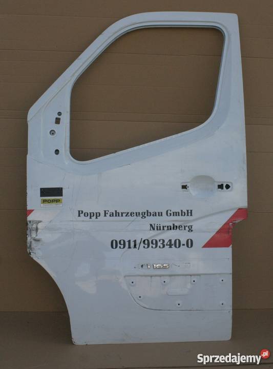 RENAULT MASTER III 3 DRZWI PRZÓD LEWY PRZEDNIE Bieleń