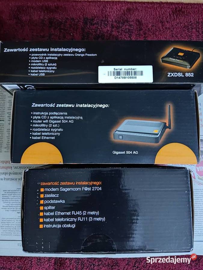 Modemy Orange 3 modem Internet i komunikacja warmińsko-mazurskie