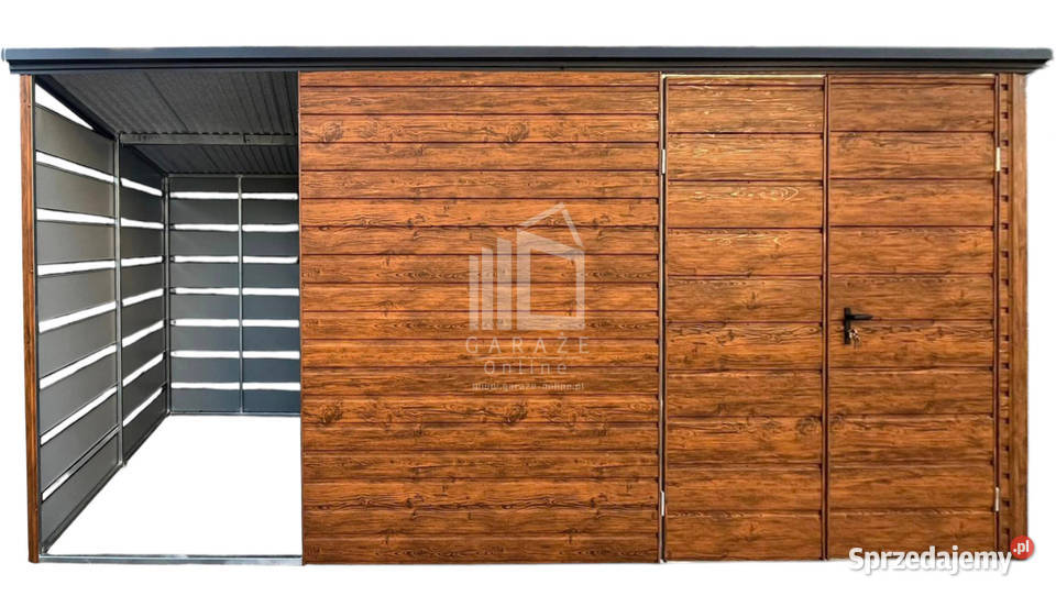 Schowek Domek Ogrodowy 3x25m wiata 15x25 Brama wielkopolskie