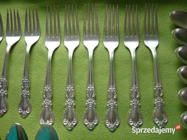Sztućce posrebrzane kolekcjonera 1847 Rogers