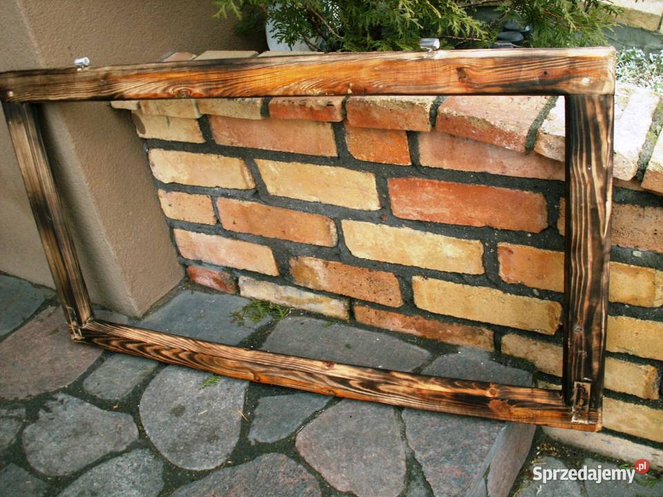 Okno rama loft na lustro aranżację zdjęcie 51x94 warmińsko-mazurskie