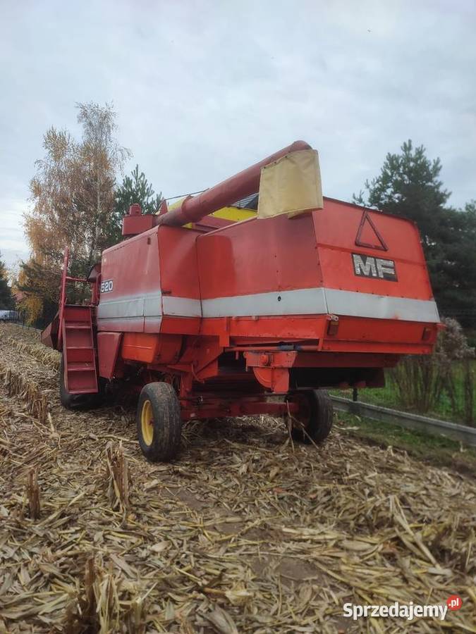 Kombajn Ferguson 520 heder do kukurydzy i zboża łódzkie Brzeziny