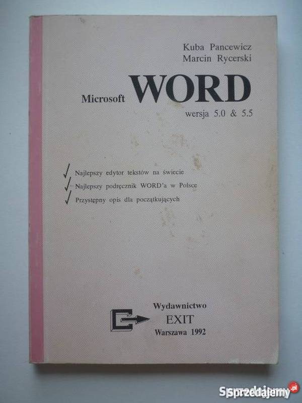 MICROSOFT WORD 50 55 PANCEWICZ RYCERSKI informatyka, internet
