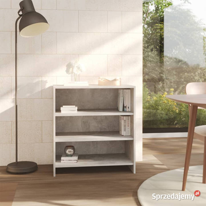 Szafka szarość betonu 70x405x75 materiał Pozostałe