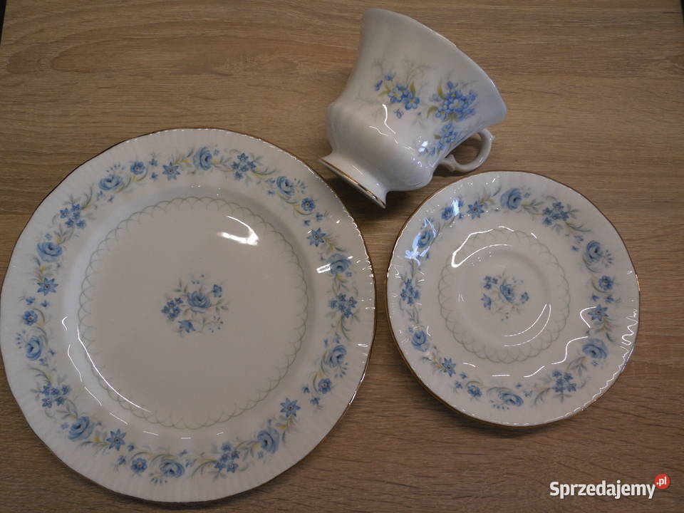 ANGLIA Royal Bone China Zestaw śniadaniowy Trio Raszków