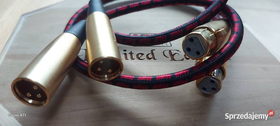 Audioquest Coral XLR złocone wtyki zamiana