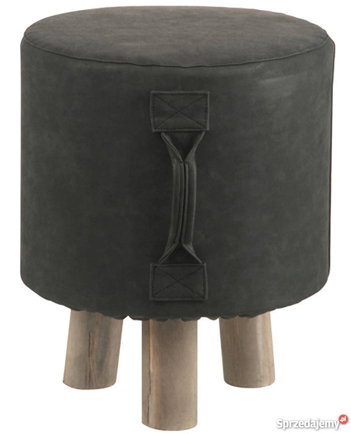 Stołek Hocker skórzany SUPER JAKOŚĆ Kanie