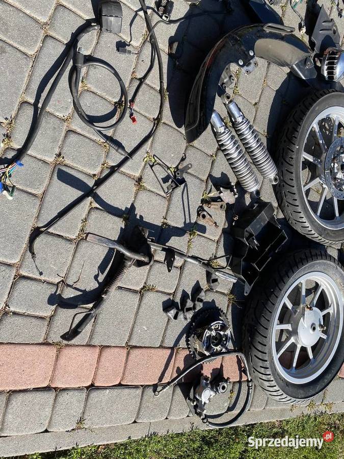 Yamaha ybr 125 custom części dokumenty calosc Yamaha sprzedam