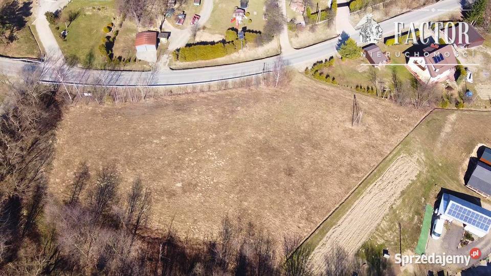 Działka budowlana 1667 ara w Bieśniku 1186S2026 66zł/m2 małopolskie sprzedam