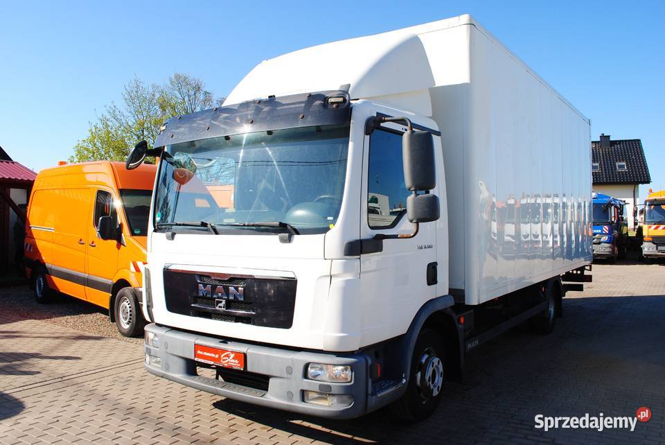 MAN TGL 8180 Winda Kontener Na Poduszkach 2011r welurowa tapicerka Sierakowice