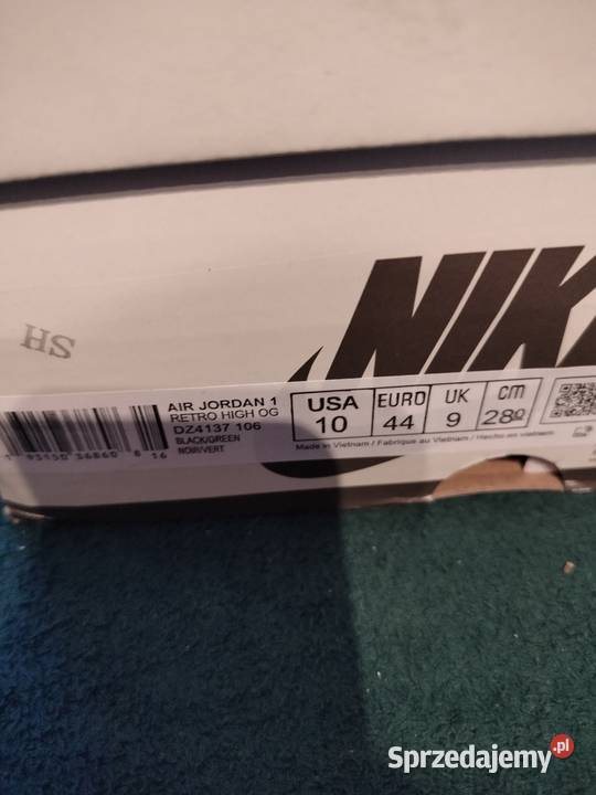 Jordan 1 Travis Scott Jack Cactus 44 nowe 28cm Sportowe Szczecin