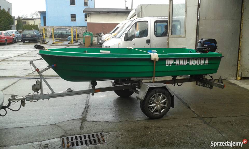 Łódka przyczepka silnik zaburtowy Yamaha Mercury Kędzierzyn-Koźle sprzedam