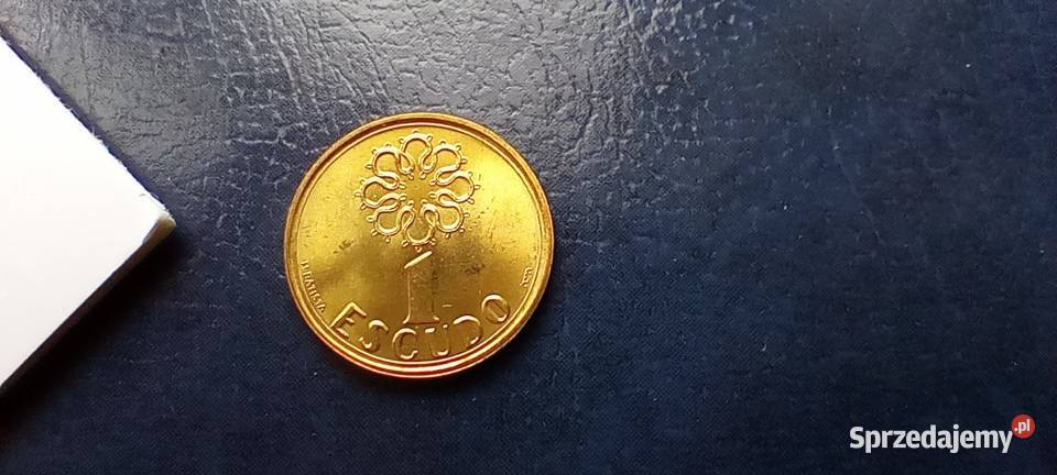 Stare monety 1 eskudos 2001 Portugalia podkarpackie Lesko