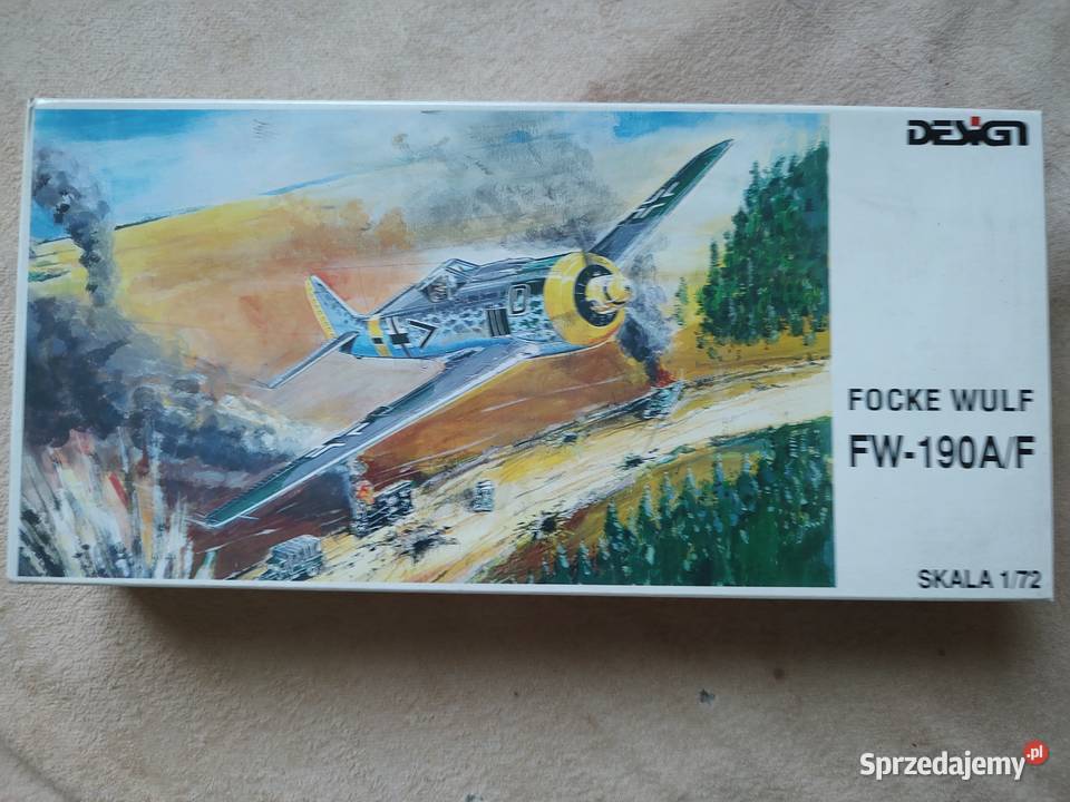 model samolot FW 190 172 Design nie Hasegawa Kolekcje Konin