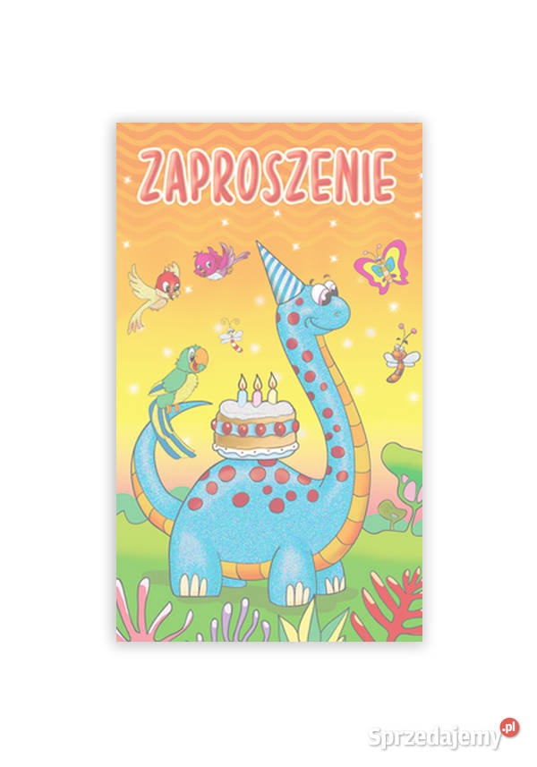 dinozaury zaproszenia dzieci ogólne zaproszenia Pozostałe Gdańsk