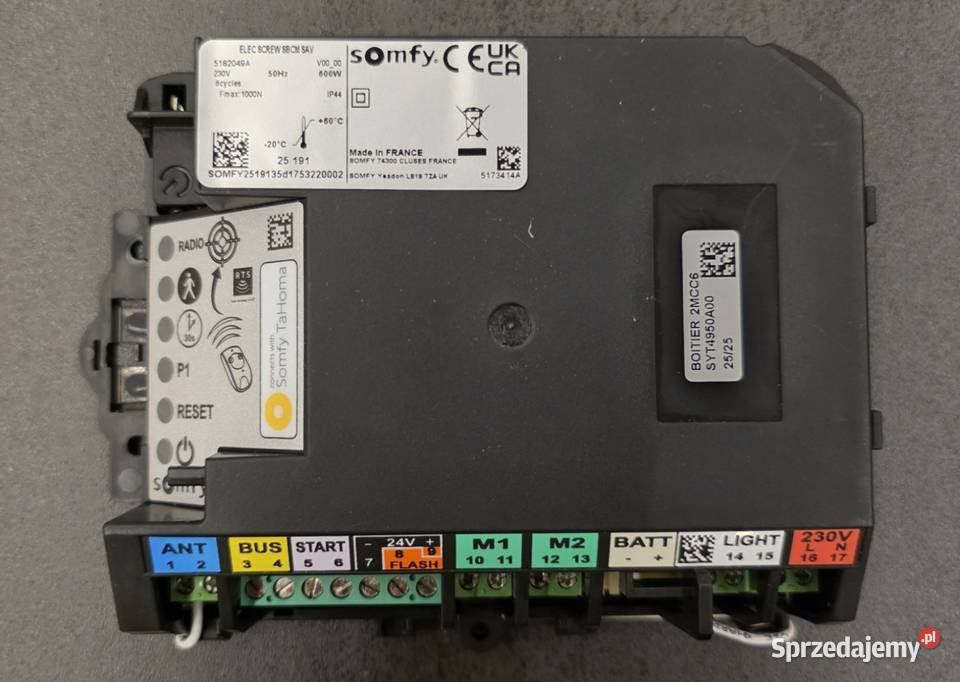 Centrala Somfy SGS201 Polargos Easy Way 201 nowa Jaworzno