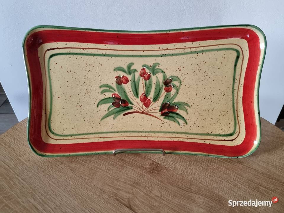 Półmisek Taca Porcelana Francuska wielkopolskie Wola Podłężna