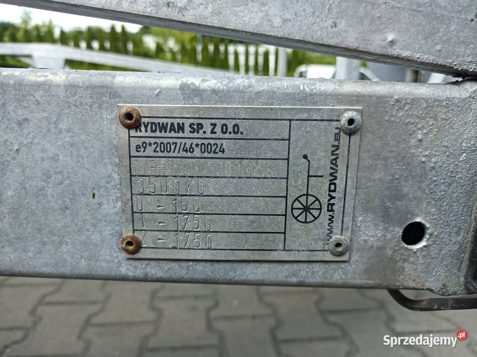 Laweta pod koparkę DMC 3500 ład 2800 Zamość