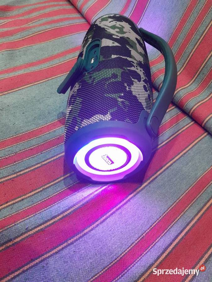 HOCO głośnik bluetooth HA4 Mini zielony kamuflaż zestawy głośnikowe