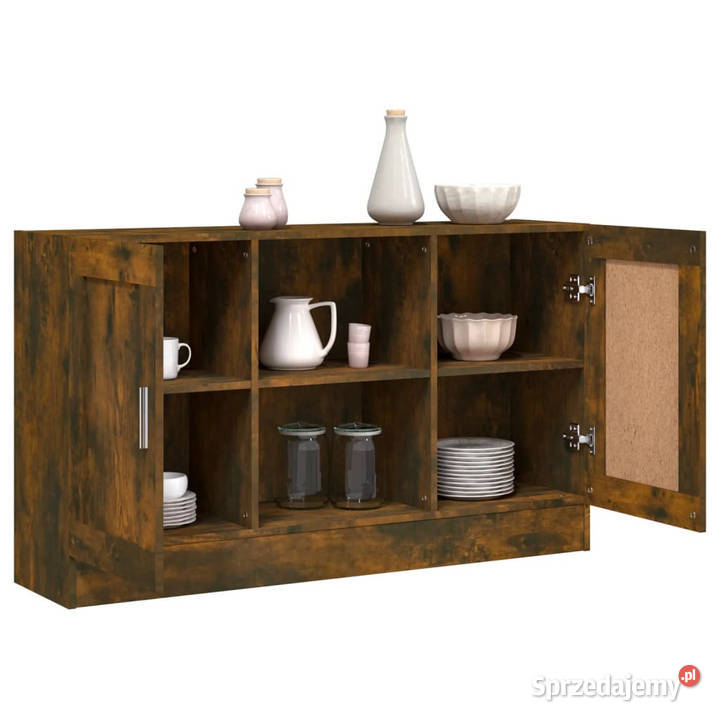 Komoda przydymiony dąb 120x305x70 materiał Warszawa