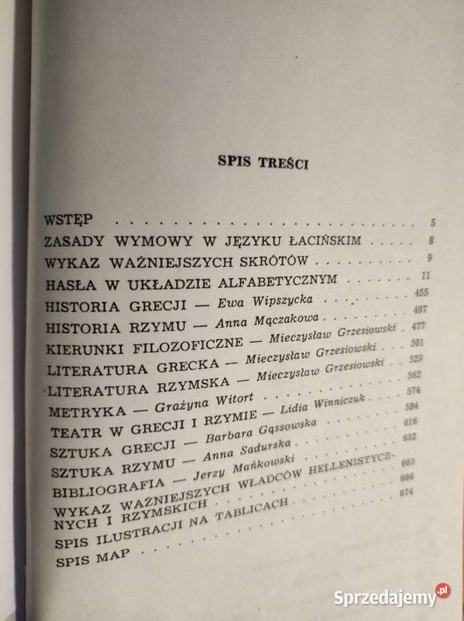 Słownik kultury antycznej Grecja Rzym 1988 Lidia Kielce