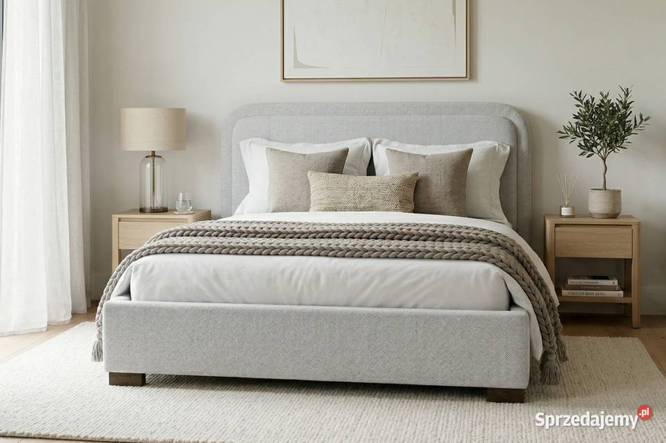 MARCUS łóżko 180x200 piękny zagłówek pojemnik Kielce