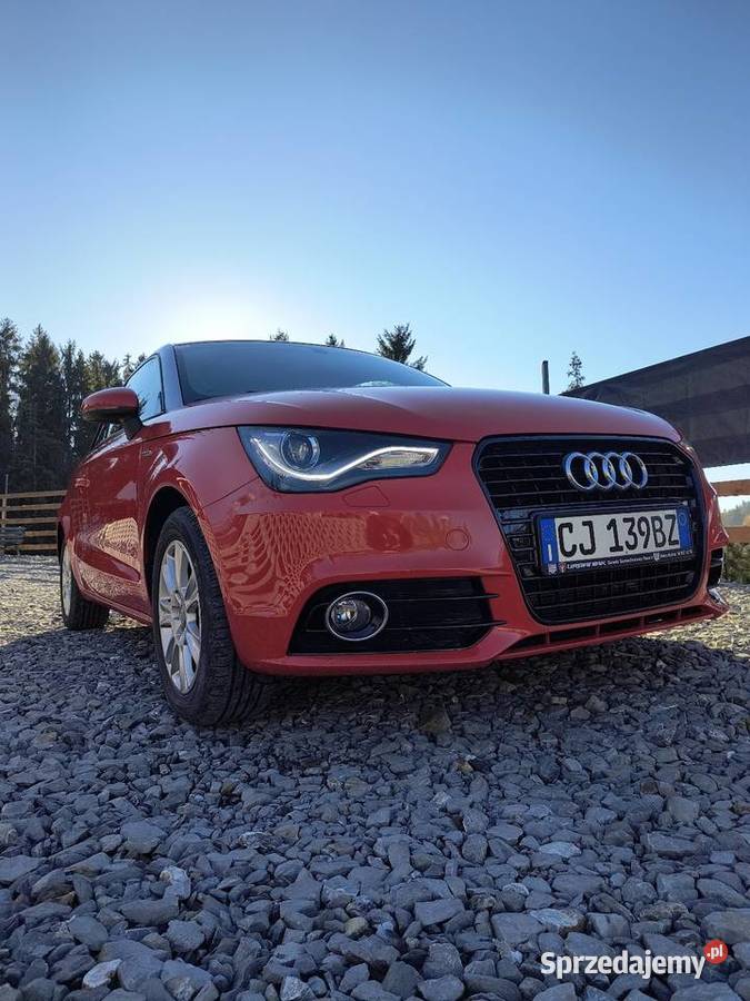 Audi A1 benzyna ful led czerwona perła Jabłonka