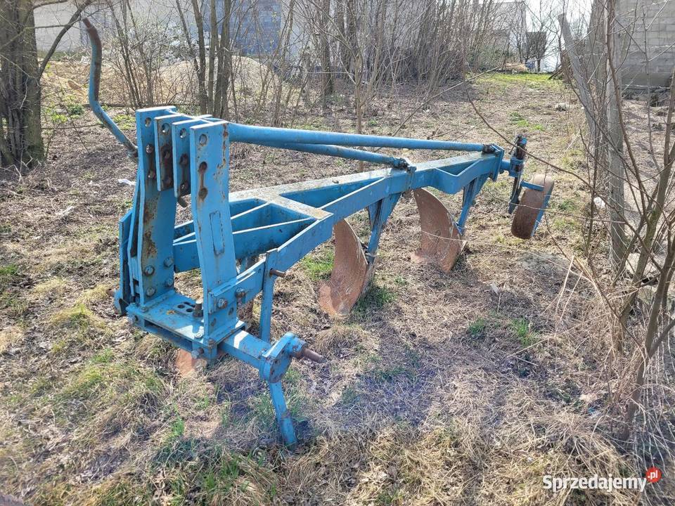 Pług 3 skibowy Lemken Praktycznie nowe elementy nieuszkodzony Węgleszyn-Dębina