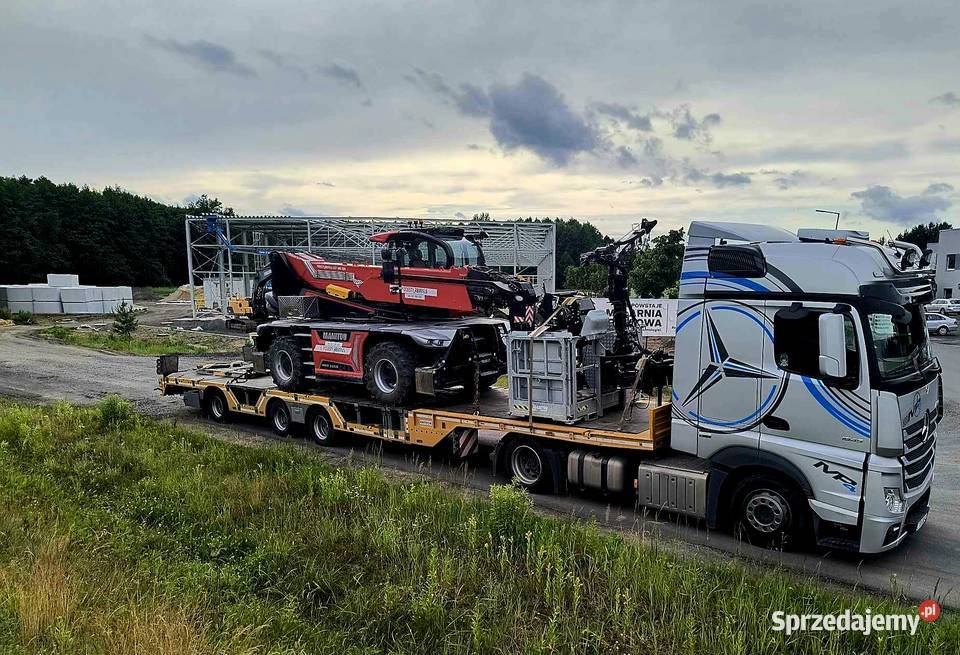 TRANSPORT NISKOPODWOZIOWY LAWETA MASZYNY