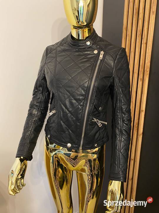 Kurtka skórzana Burberry